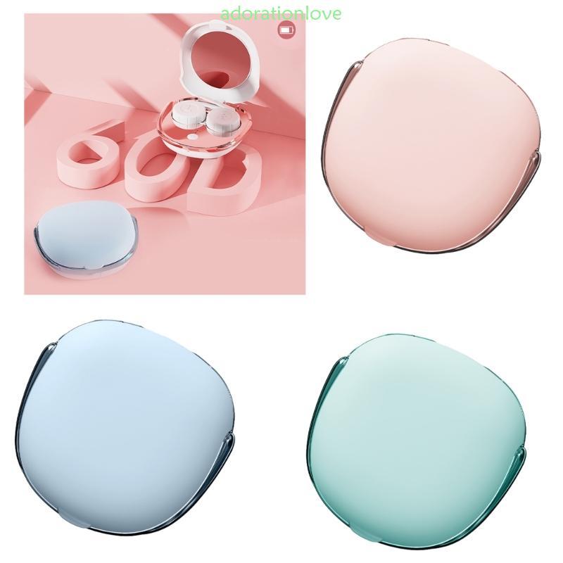 Ador เครื่องทําความสะอาดเลนส์ขนาดกะทัดรัดแบบพกพา USB ชาร์จคอนแทคเลนส์เครื่องมือทําความสะอาดทําความสะ