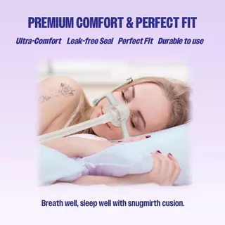 CPAP หน้ากากจมูกซิลิโคน Ventilator อุปกรณ์เสริมสําหรับ AirFit N20 เปลี่ยนเบาะ Sleep Breathing Mask