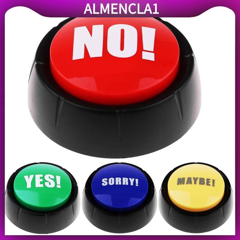 [Almencla1] Gag ปุ่มเสียงของเล่น Prank Event Party เครื่องมือคําตอบ Buzzer สําหรับเด็กเด็ก