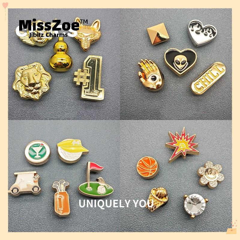 Miss Zoe jibtz อุปกรณ์เสริมเท้าโลหะ Golf Series อุปกรณ์เท้าโลหะ อุปกรณ์เสริมเท้าแฟชั่น