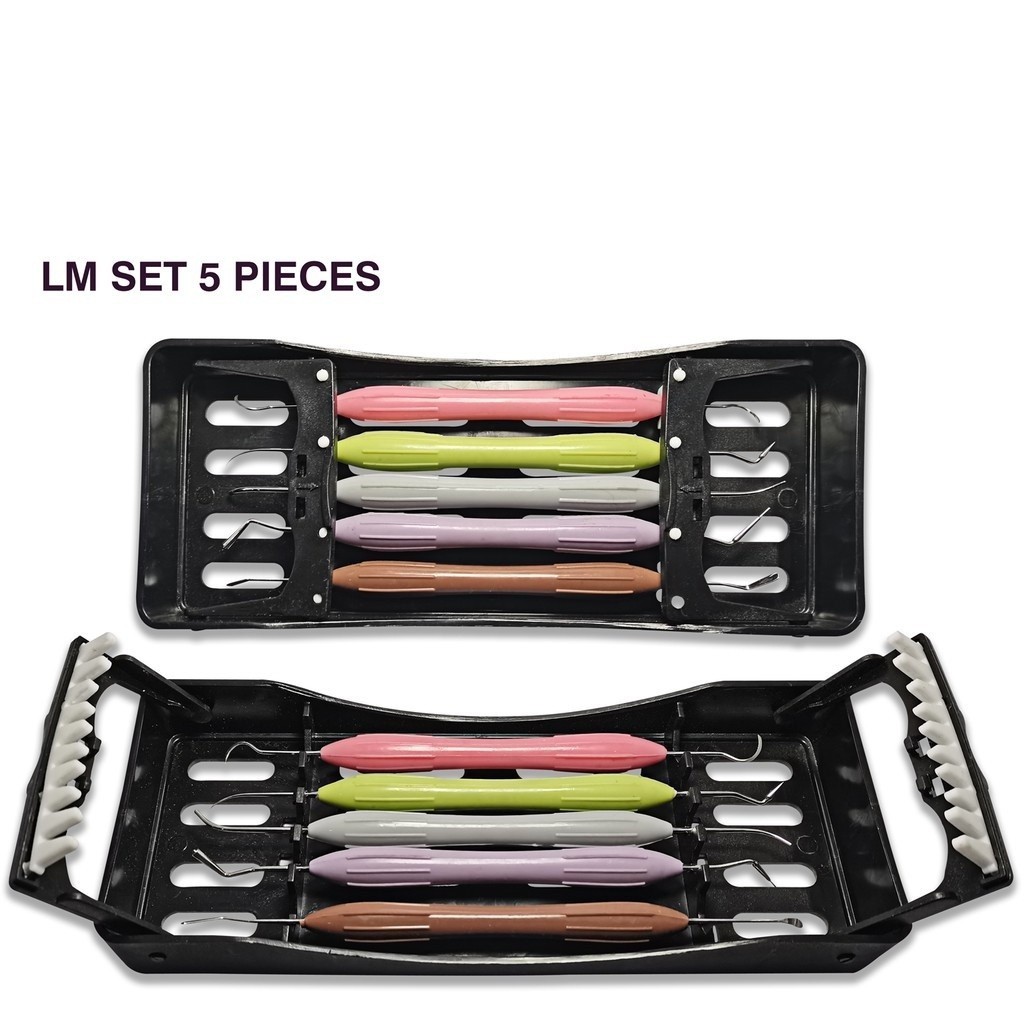 Dental cosmetic restoration resin filling spatula Easy to operate LM 5piece set resin filling device