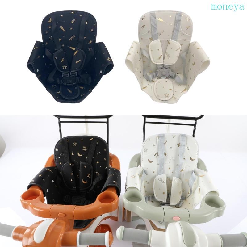 ของฉัน รถเข็นเด็กสบาย เบาะรองนั่งพร้อมสายรัดห้าจุดเสื่อเข็มขัดนิรภัยระบายอากาศสําหรับเด็กทารกขี่ยาว