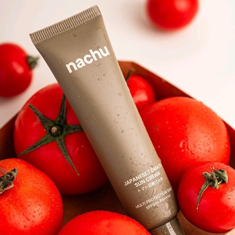 Natchu Japanese Tomato Sunscreen SPF50+ PA++++ เหมาะสําหรับ Acne-Prone และ Sensitive Skin SPF 50 All