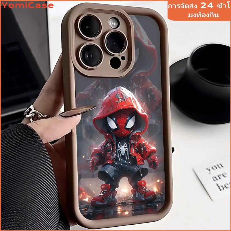 เคสอ่อนกันกระแทก น่ารักฮีโร่แมงมุม เคสซัมซุงA05s A23 A25 รูปที่ 5