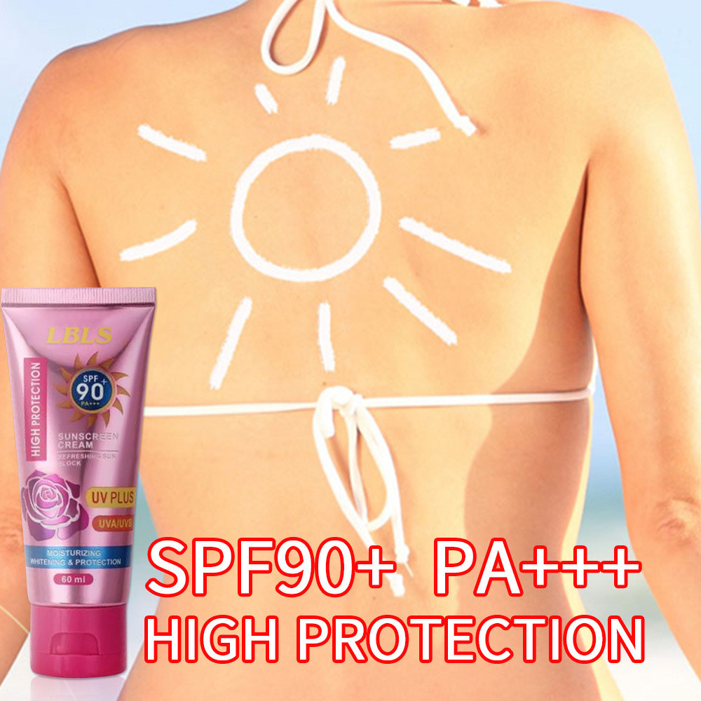【ซื้อ 1 แถม 2】ครีมกันแดดกันน้ำ SPF 90+++ 60 มล. สำหรับบำรุงผิวหน้า บำรุงผิวขาวกระจ่างใส CelestialNook - รูปที่ 5