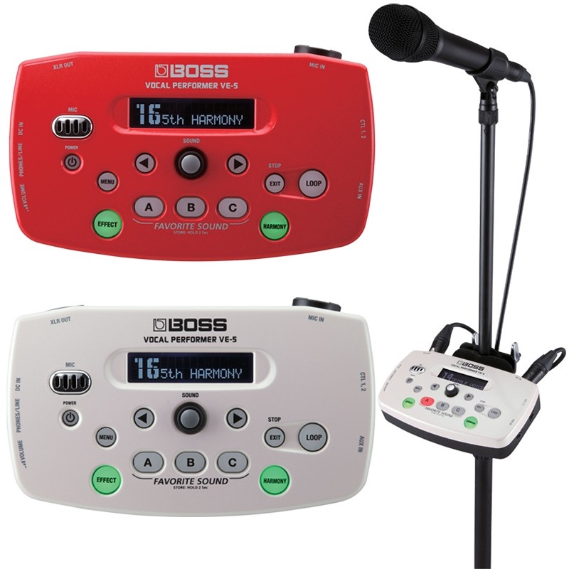 BOSS VE-8 VE-20 VE-500 Loop กีต้าร์โปร่ง Vocal Effects