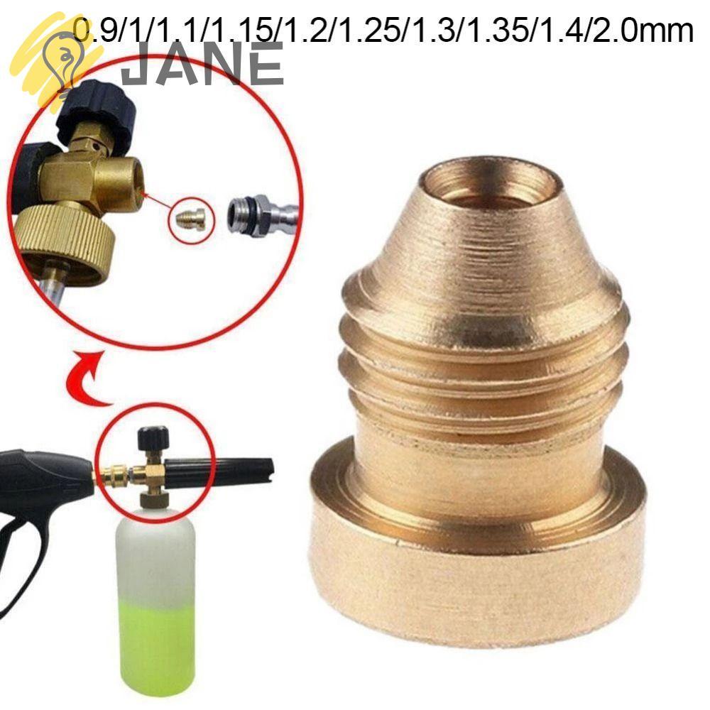 JANE 0.8-1.4 มม.ทําความสะอาดเคล็ดลับหม้อเครื่องมือทําความสะอาดอุปกรณ์เสริมในรถยนต์ Snow Foam Orifice