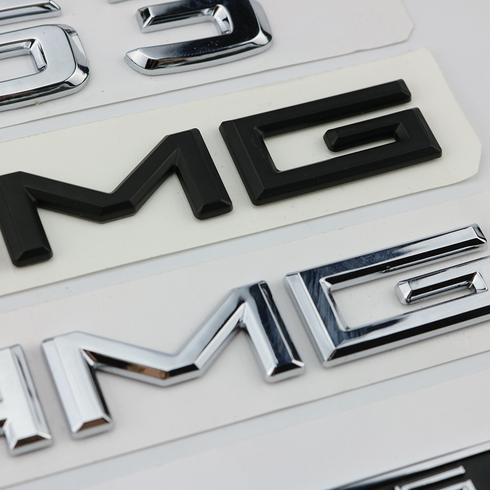 Mercedes-Benz C63 E63 CLS63 SL63 ไฟท้ายด้านหลังดัดแปลงป้ายรถสติกเกอร์ 6.3 AMG ป้ายด้านข้างป้ายคําสีด