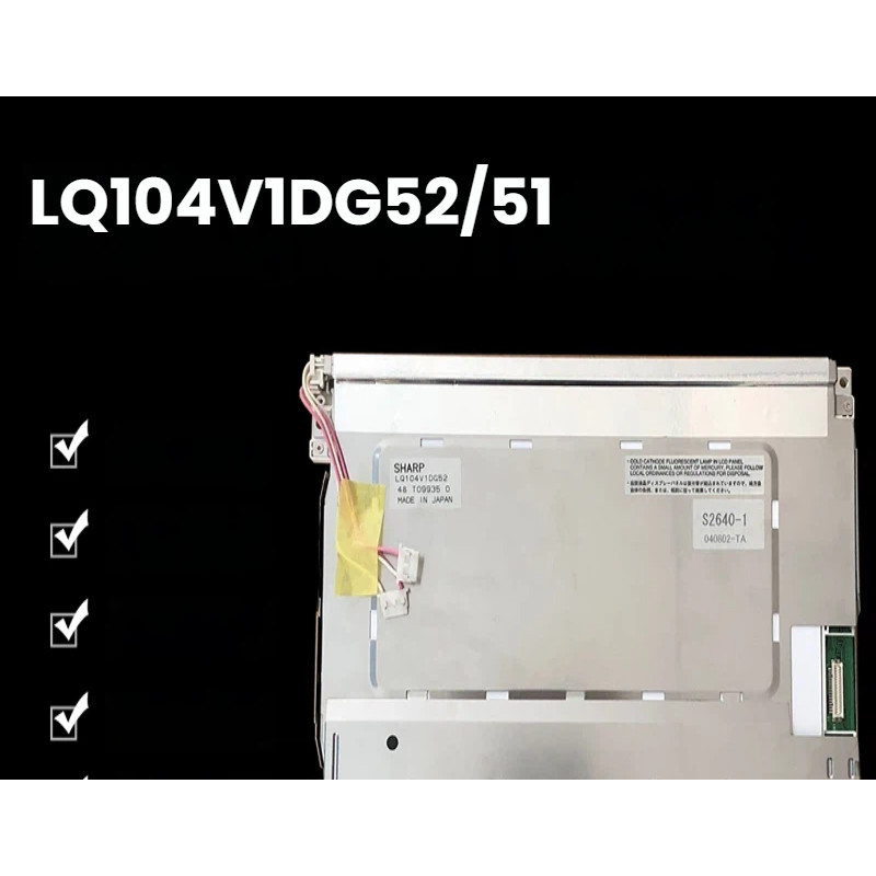 Sharp 35 ซม.LQ104V1DG52/51/59/5A LQ10D368/36A/36367 หน้าจอ LCD