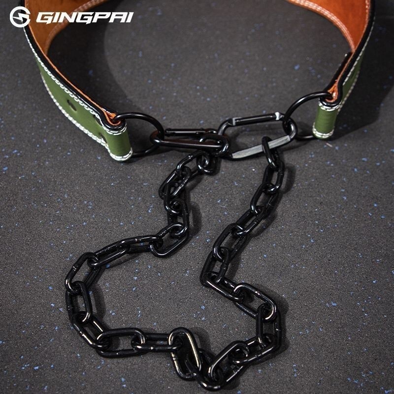 Hot SellingWeightbearing Belt Pullup Squat Waist Fitness Training Horizontal Bar Bold Iron Chain Gym