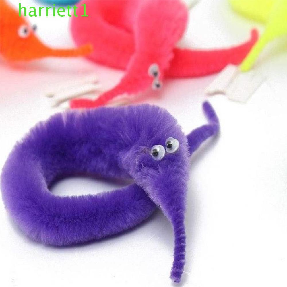 HARRIETT ของเล่นหนอน Wiggly Twisty สีสันสดใส