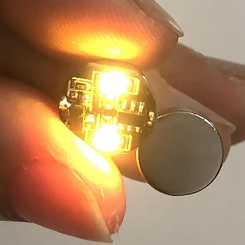 1 ชิ้นภาพเคลื่อนไหว Hand To Do Plus Light ของเล่นโคมไฟไร้สาย DIY อุปกรณ์เสริม LED Magnetron สวิทช์แสง Mini ชิป