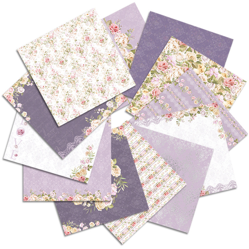 Junk journal อัลบั้มภาพ DIY สมุด 20 ซม. คู่มือรูปแบบกระดาษพื้นหลังวัสดุกระดาษ Endless Love