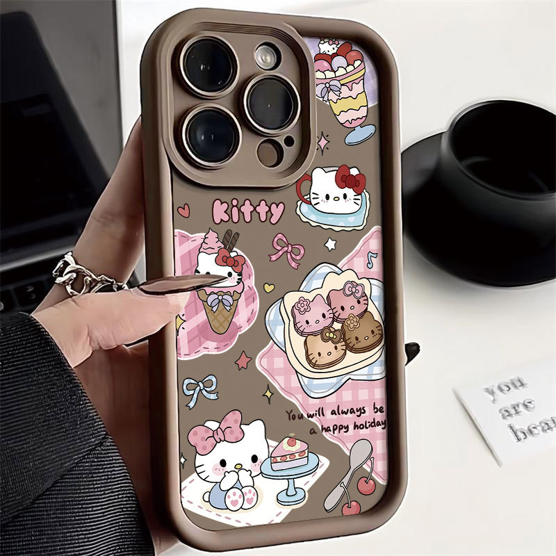 น่ารักขนม KT cat สําหรับ VIVO V2043 V2032 V2028 V2029 V2026 V30 Y20 V2111 V23E V1901A V2038 V2042 V2