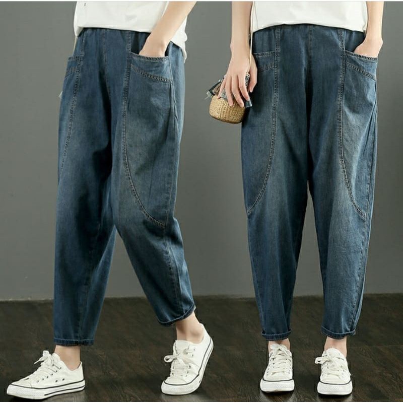 KS BOYFRIEND BAGGY JEANS HARUKA กางเกงผู้หญิง ALL SIZE CHEAPEST / COOL BUGGY JEANS