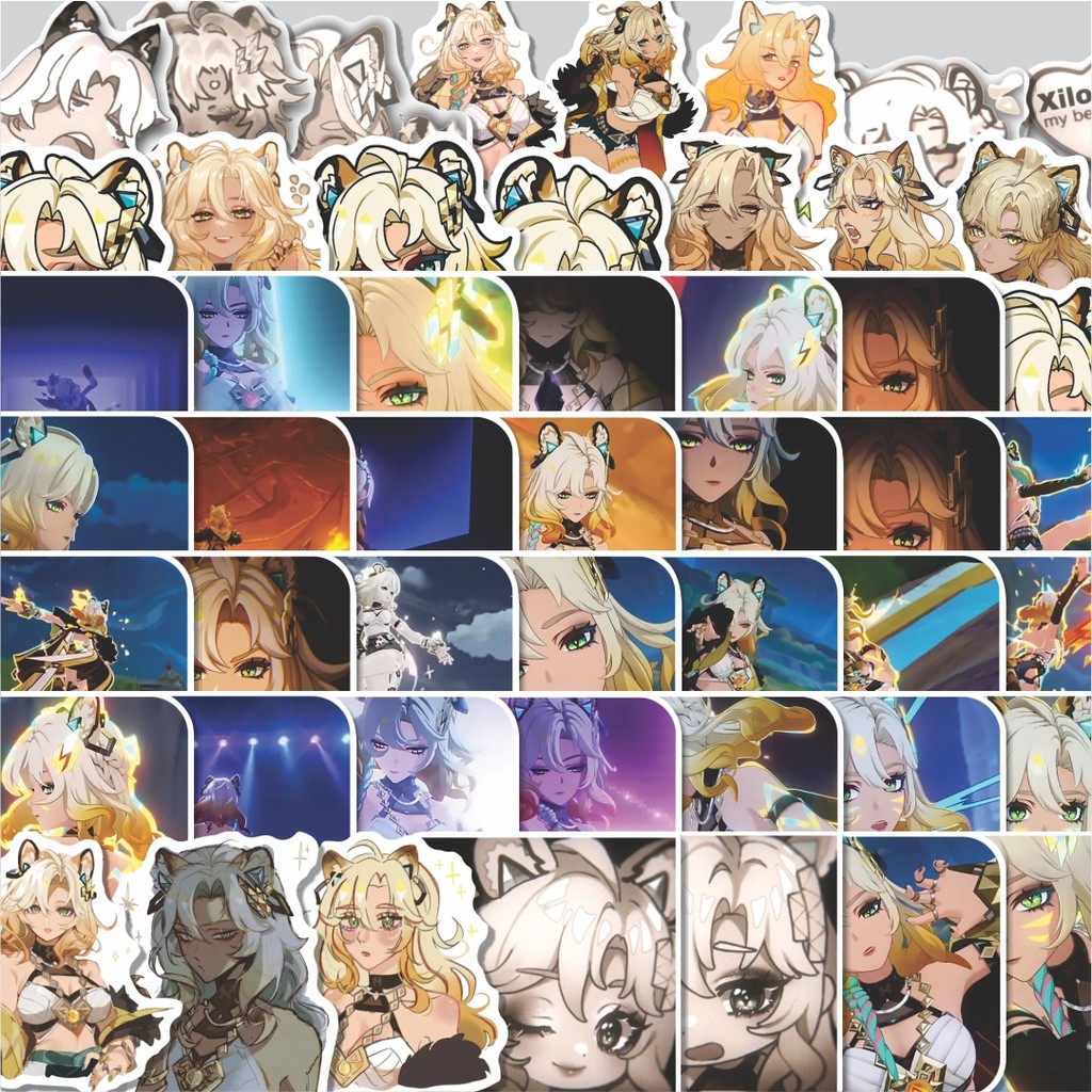 XILONEN GENSHIN IMPACT สติ๊กเกอร์แพ็คตัด 100 ชิ้น น่ารัก Cool Aesthetic Series สําหรับกระเป๋าเดินทาง