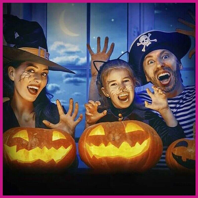 (ส่วนลดสูง)aodysin.th สําหรับ Vampire Fangs Retractable สําหรับ Vampire ฟันพลาสติกแบบใช้ซ้ําได้ ฮาโล