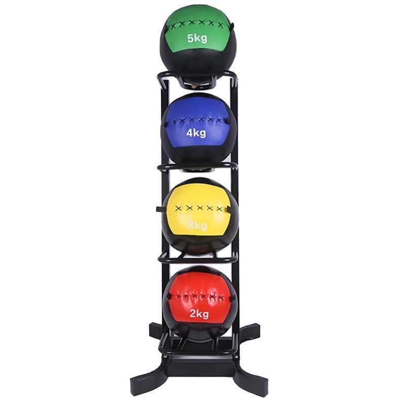 Wall ball ลูกบอลถ่วงน้ำหนัก 1-8kg หนัง PU อุปกรณ์ฟิตเนส วอลล์บอล ออกกำลังกาย ลูกบอลออกกำลังกาย ราคา ถูกที่สุด ดีลบีเคเค แกลเลอรีภาพที่ 5