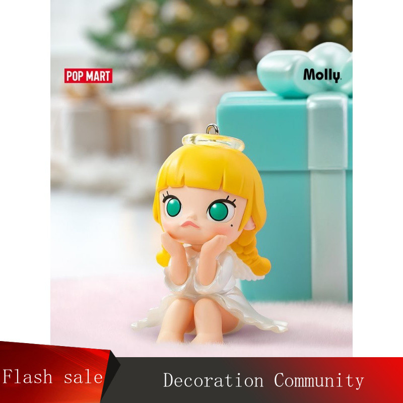 POPMART POPMART MOLLY Castle Christmas Adventure Box Series Figure-Made Mystery Box Gift Box Boyfriend Girlfriend Gift