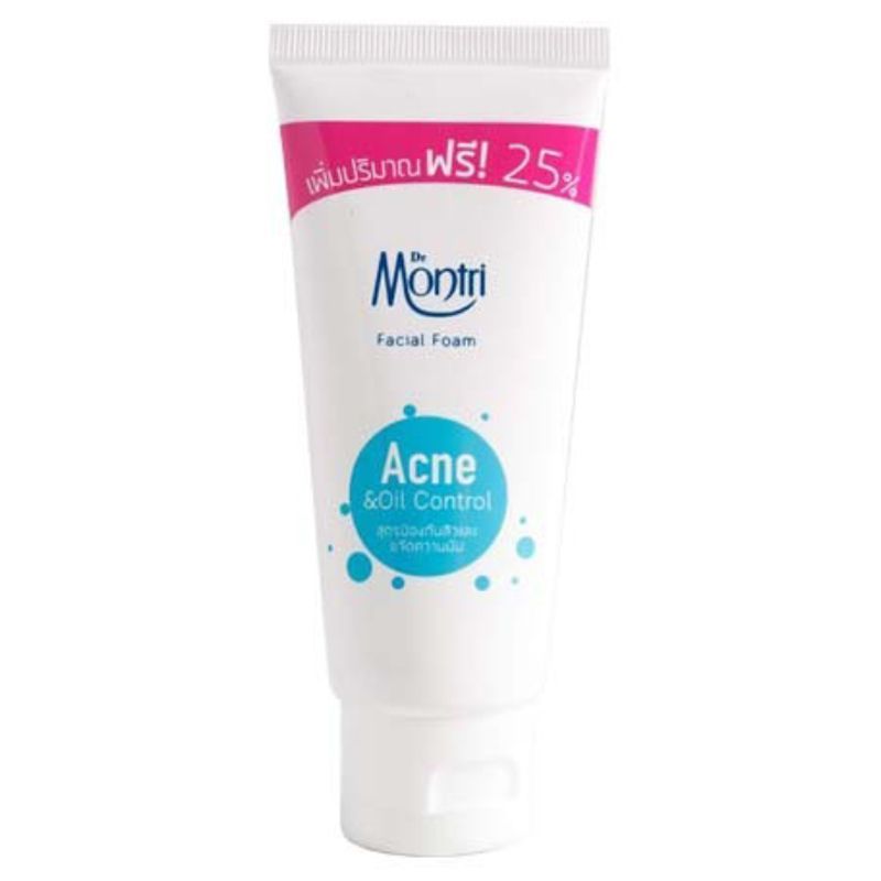 ดร.มนตรีโฟมล้างหน้า 50กรัม DR.Montri Facial Foam 50g. [หมายเลขบาร์โค้ด 8851826044219 ]