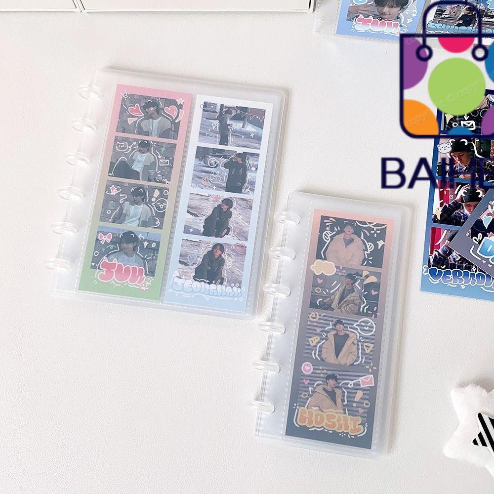 ไป๋เหอ อัลบั้มรูป, ที่ใส่โฟโต้การ์ดรูเห็ดโปร่งใส, หนังสือเล่มเล็กเก็บบิลใบหลวมแนวตั้ง