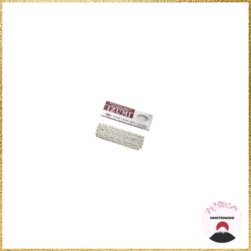 IZUMI CHAIN ES410 1/2×1/8×106L Chain for thick teeth Nickel plated MADE IN JAPAN