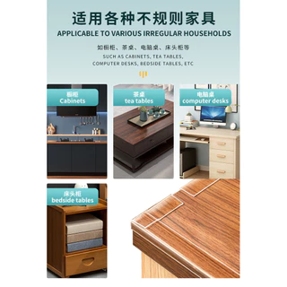เทปกันชนป้องกันการชนกันที่มองไม่เห็น – ตัวป้องกันมุมเด็ก, ยามขอบนิรภัยสําหรับเด็กสําหรับมุมโต๊ะและผนัง, แถบป้องกันการบัมไร้รอยขีดข่วนแบบใส