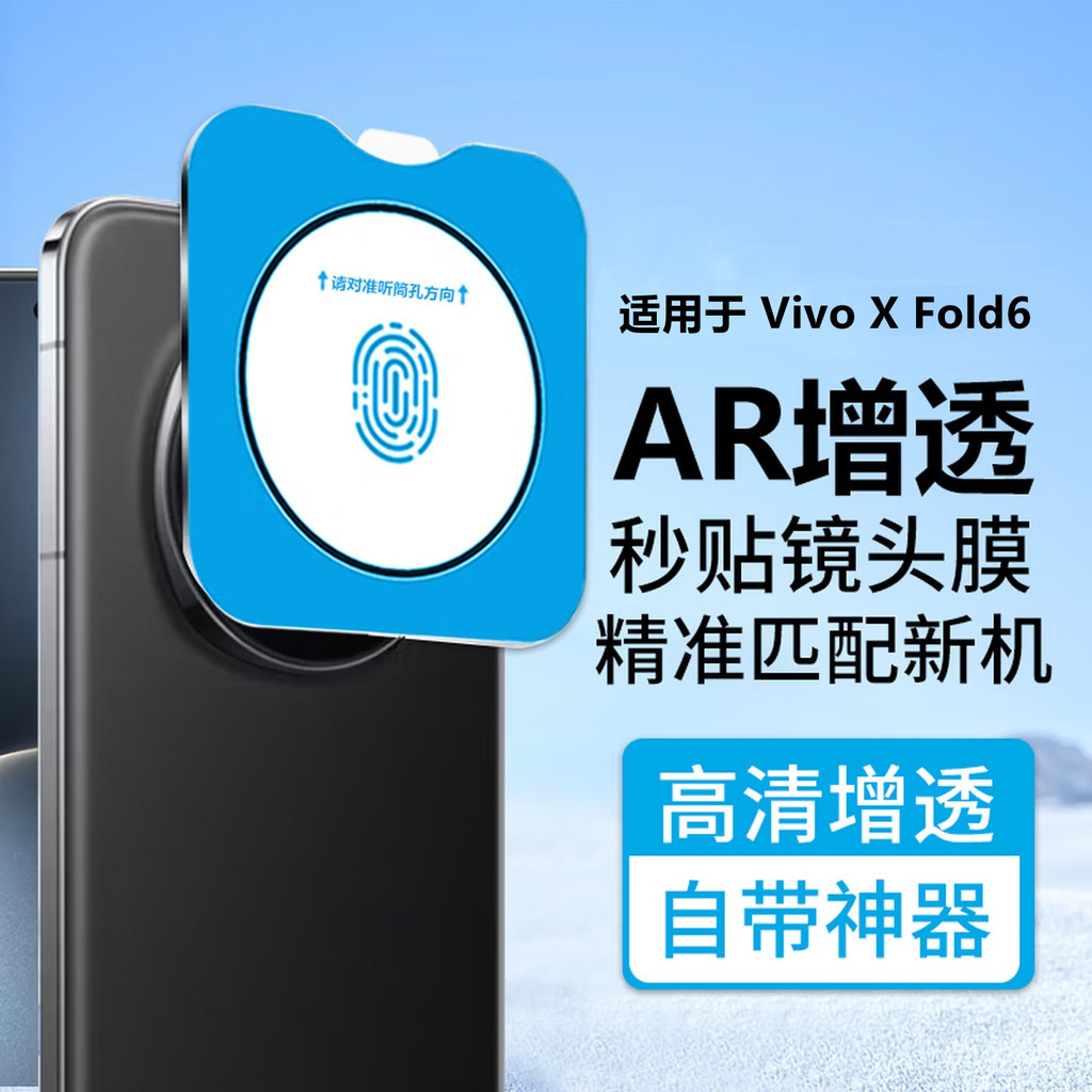 [ใช้ได้กับ] Vivo X Fold6 เลนส์สติกเกอร์นิรภัยป้องกันรอยขีดข่วนทนต่อการสึกหรอฟิล์มเลนส์ฟิล์ม Vivo X F