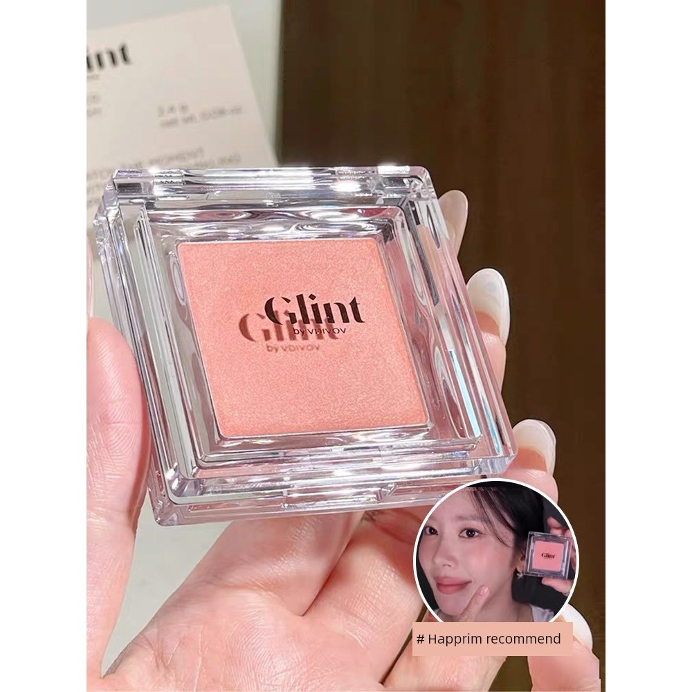 oh my bwb blush canmake blush เกาหลีเกาหลี glint Baking Blush Melon Color Monochrome สีส้ม Pearlesce