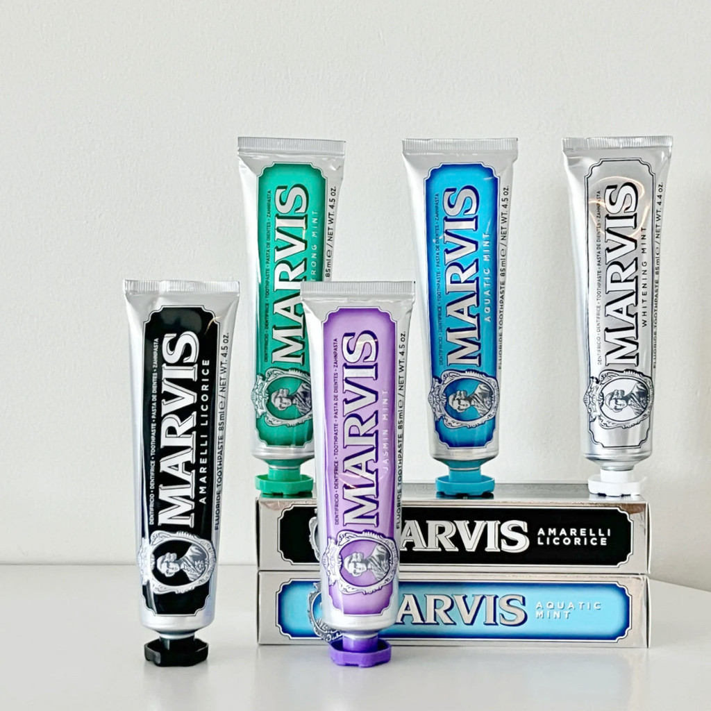 ยาสีฟัน ยาสีฟันอิตาลี Marvis Marvis 85ml ยาสีฟัน Brightening Mint 75ml Marvis Garden Series