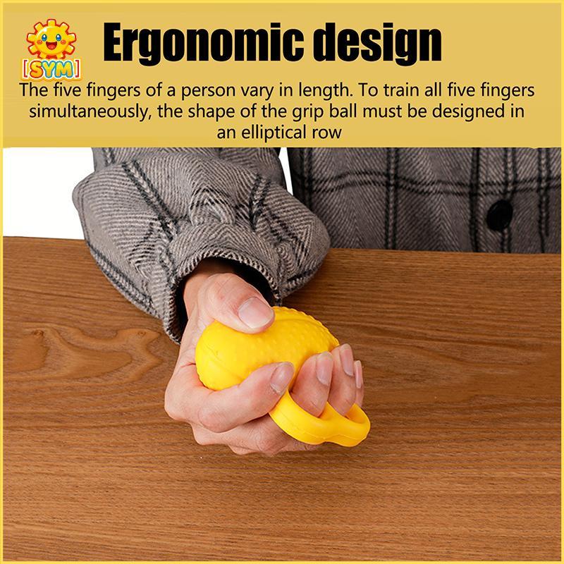 SYM11 Hand Grip Strengthener Finger Exerciser Training Ball สําหรับผู้ป่วย Recovery ผู้สูงอายุโรคหลอดเลือดสมอง Arthriti กายภาพบําบัดนวดมือ [TH]