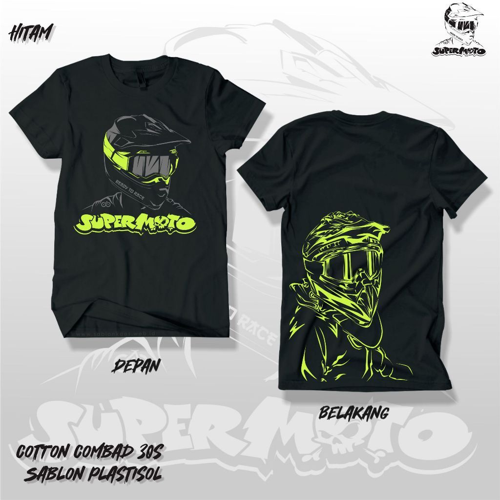 เสื้อยืด Supermoto / เสื้อยืด Supermoto Premium / เสื้อยืด Crf / Wr / Trail / Crf Supermoto / Wr