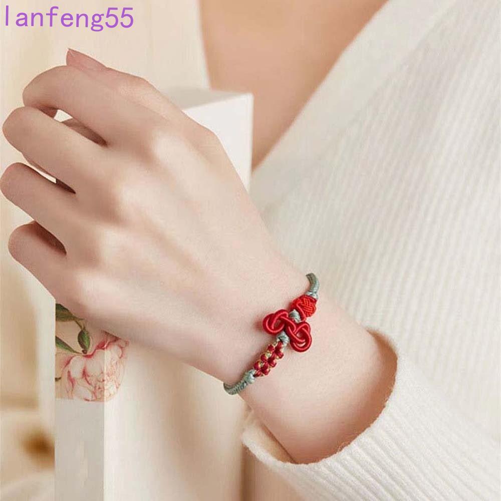 เจ็ตตี้ เหวินชาง ปมข้อมือเชือก,บุคลิกภาพ โชคลาภ เครื่องประดับสอบความสําเร็จทอสร้อยข้อมือ,อเนกประสงค์ปรับราศีปีพรประณีตจีนปมกําไลข้อมือนักเ