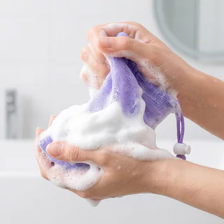 KVY Facial Foaming Net #Purple เควีวาย ตาข่ายตีฟอง สีม่วง.