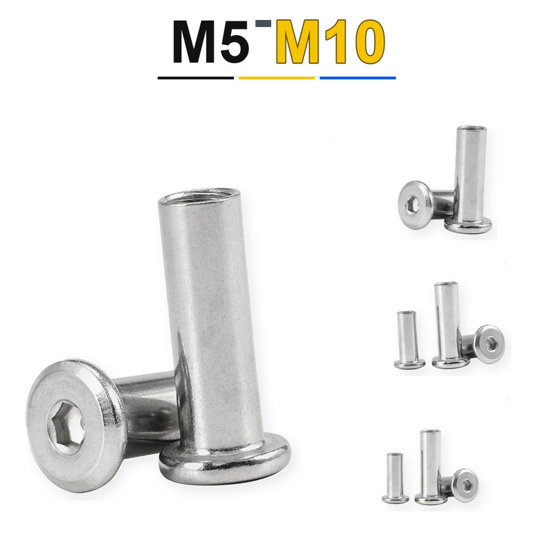 น็อต M5-M10 สแตนเลส 304 แข็งแรง กันสนิม (1-20pcs) [KZSMB1]