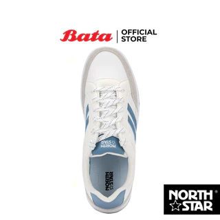 Bata บาจา North Star รองเท้าผ้าใบสนีคเกอร์แบบผูกเชือก สำหรับผู้ชาย รุ่น MAISY สีกรมท่า 8209093 สีขาว 8201093