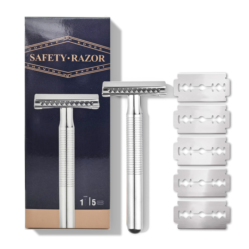 Manual razor Men's razor Stainless steel handle