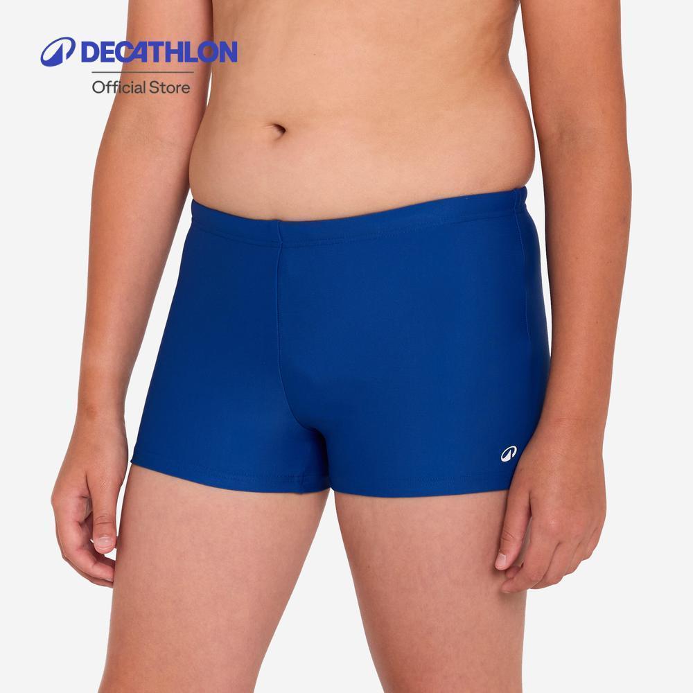 Decathlon Boys’ Swimming Boxer Basic 100 กางเกงว่ายน้ำเด็กผู้ชายทรงบ็อกเซอร์ รุ่น 100 Basic - Blue