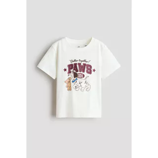 H&M(เอชแอนด์เอ็ม) เสื้อยืดผ้าฝ้ายลายพิมพ์ เด็กชาย 1350437_1