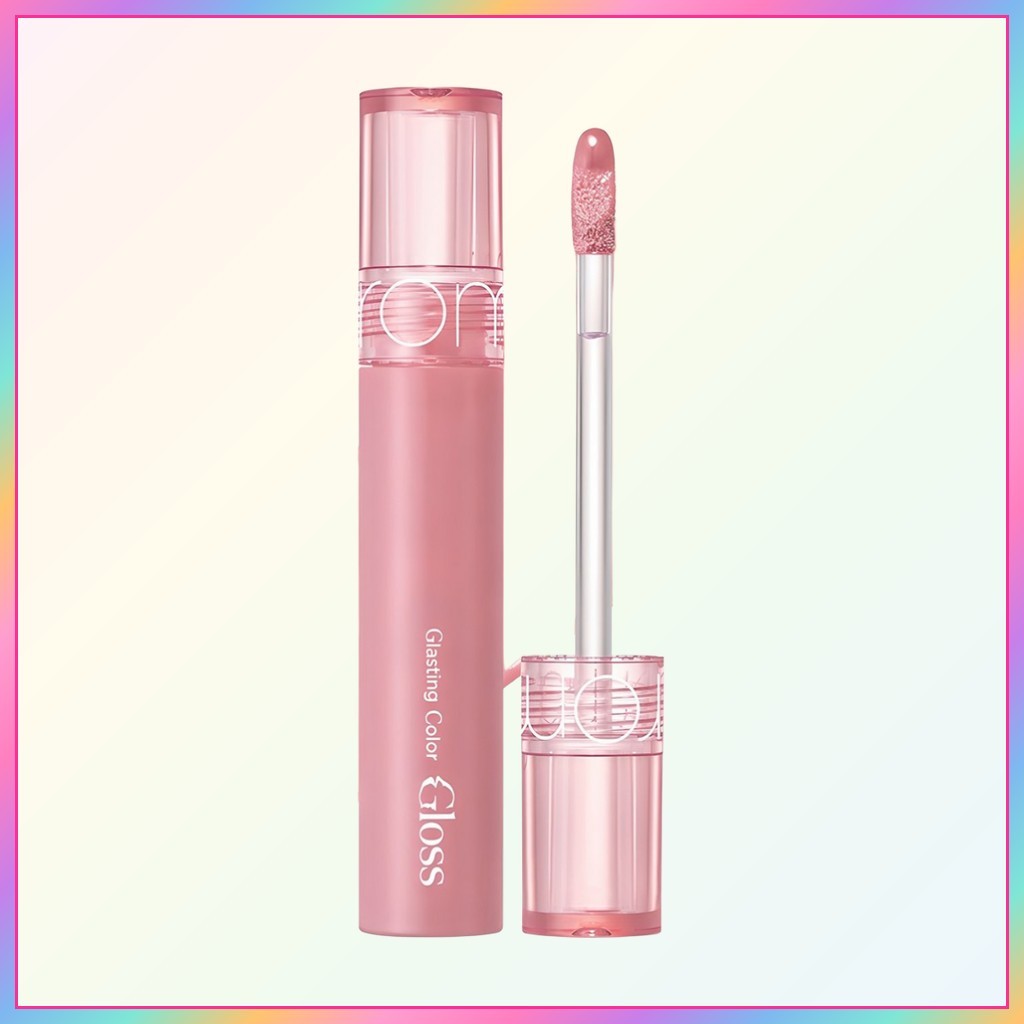 [rom&nd] Glasting Color Lip Tint, 01 Peony Ballet, 1 ชิ้น / ลิปทินท์เกาหลี / สีติดทนนาน โดย JNJN KOR