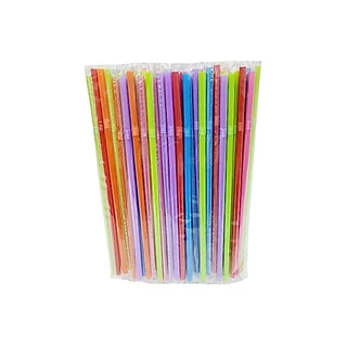 (100 เส้น/1แพ็ค)หลอดงอ ห่อฟิล์มใส หนา 6 มิล ยาว 21 ซม.(U)