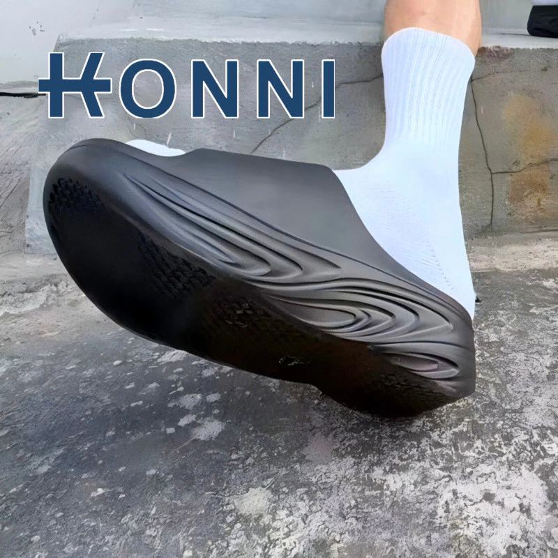 KONNI รองเท้าพื้นหยักยอดฮิต รองเท้าYeezy กันลื่นได้ดีเยี่ยม บางนุ่มใส่สบายเท้า EVA สไตล์แฟชั่น รองเท้าแตะพื้นหนาอีวา