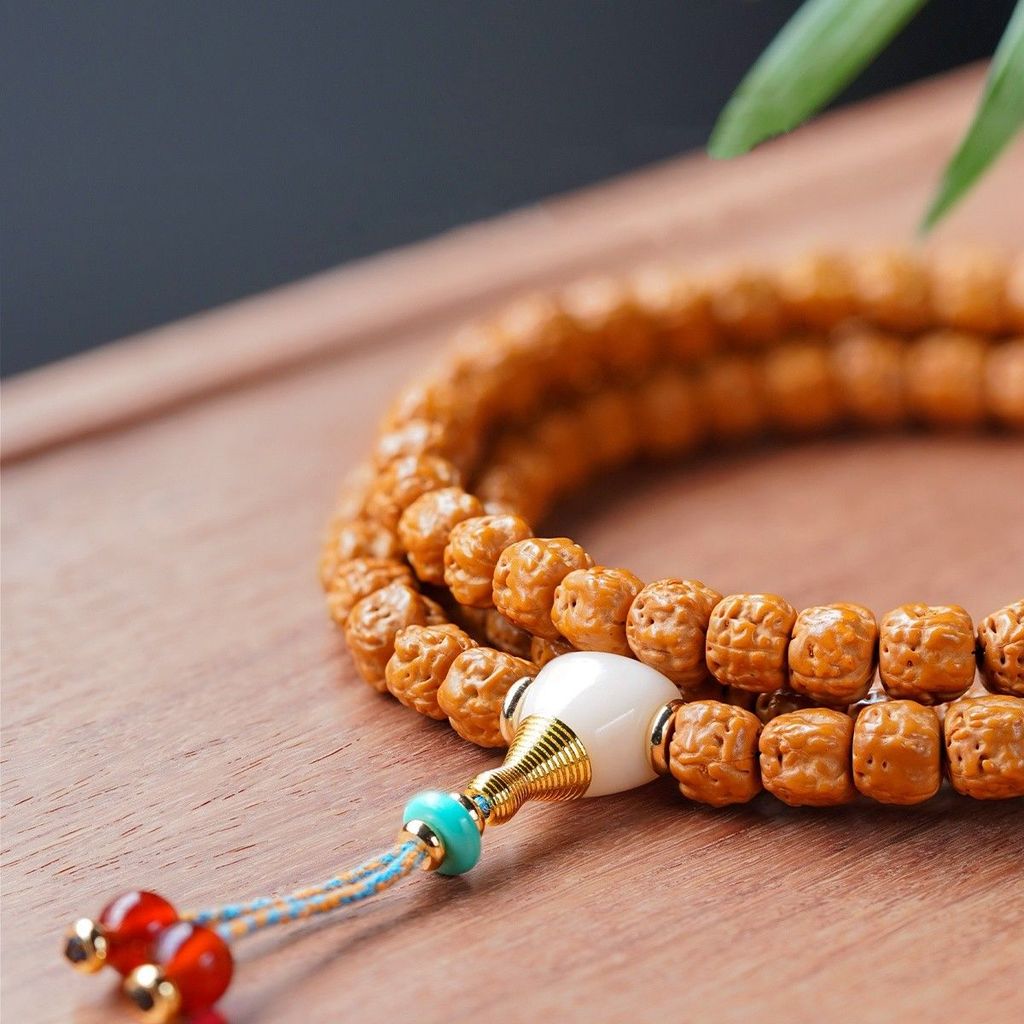 Three Days มะกรูดสีแดง Little king kong bodhi สร้อยข้อมือ bsalic รูปแบบ Multi-Circle ลูกปัด-วัน มะกร