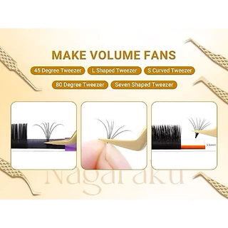 (ร้านในไทย)ทวิสเซอร์ Nagaraku Fiber tips #Tweezers#Nagarakuของแท้100%#ใช้จับช่อง่ายหนึบมาก#พร้อมส่งในไทย🇹🇭