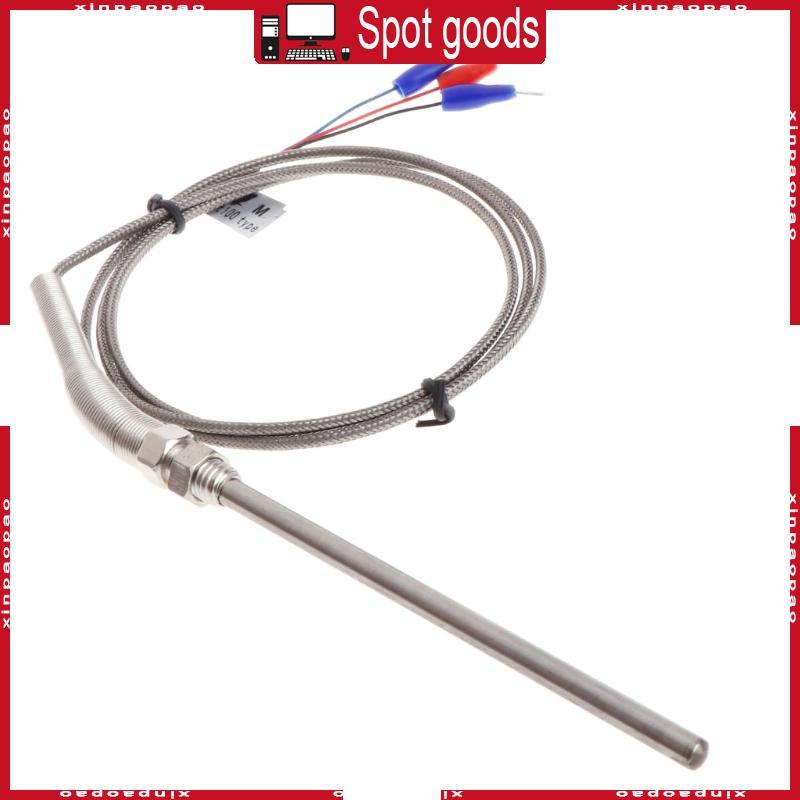 XI Professional Pt100 Thermocouple M8 สกรูความยาว 1 เมตร-หัว 5mmx100mm