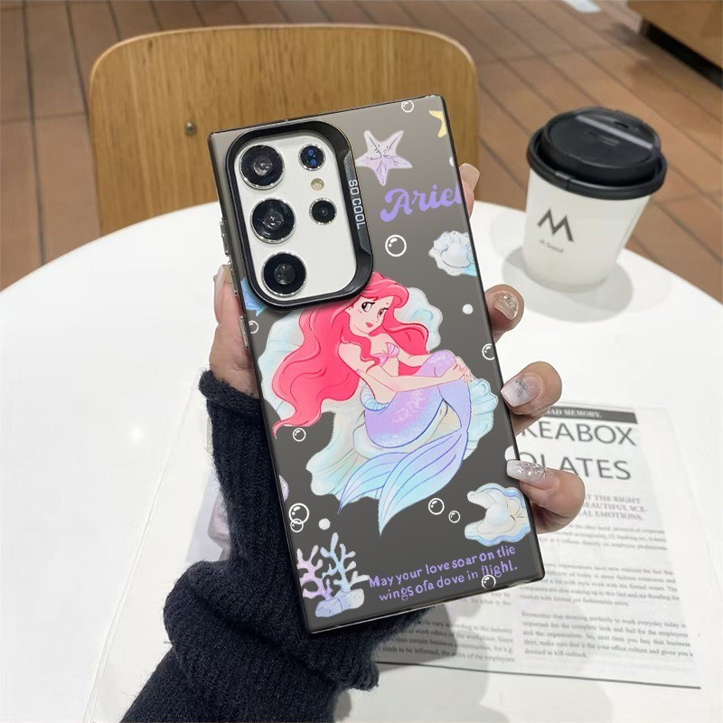 เคสโทรศัพท์อินเทรนด์น่ารัก Mermaid เหมาะสําหรับ Samsung A05S/A135G/S22ULTRA/A555G/S24FE/S25ULTRA/S24