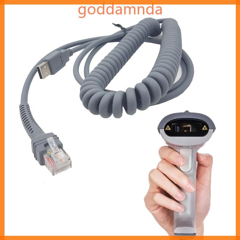 GODD ยืดหยุ่น 9ft สาย USB สําหรับสัญลักษณ์ LS2208 LS2208AP LS1203 LS4208 Barcode Scanner