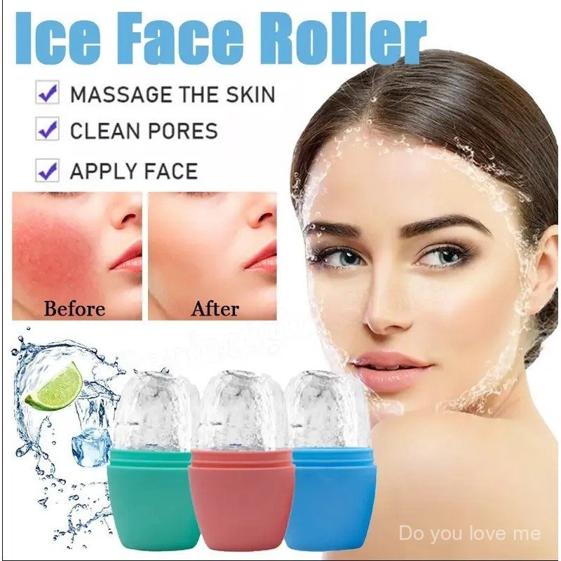 Face Roller Ice Mold Face Lift Reduce Acne Shrink Pores Massage Ice Roller Face Massager