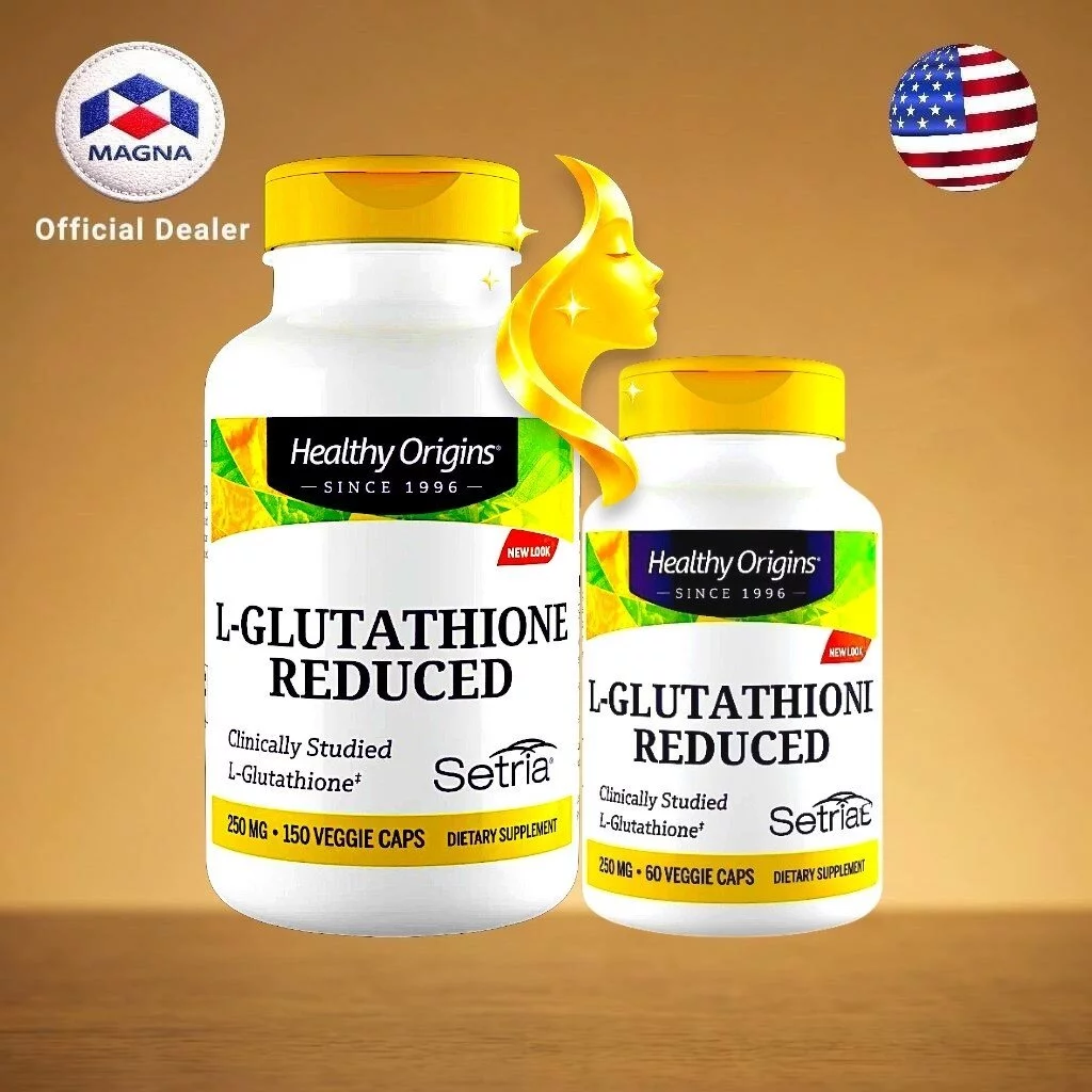 เฮลท์ตี้ ออริจินส์ แอล-กลูต้าไธโอน 250 mg แคปซูล Healthy Origins L-Glutathione Gluta /กินร่วมกับ แอสต้าแซนทีน ไบโอติน...