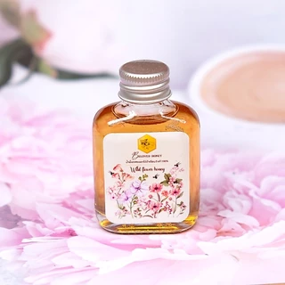 ของขวัญ ของฝาก ของชำร่วย น้ำผึ้งขวดแบนออยล์ใส ขนาด 30 ml น้ำผึ้งแท้ 100%